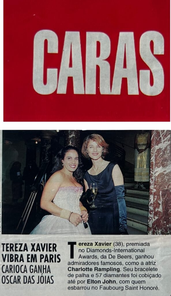 Caras Tereza Xavier Vibra em Pais Carioca Ganha Oscar das Joias 1998