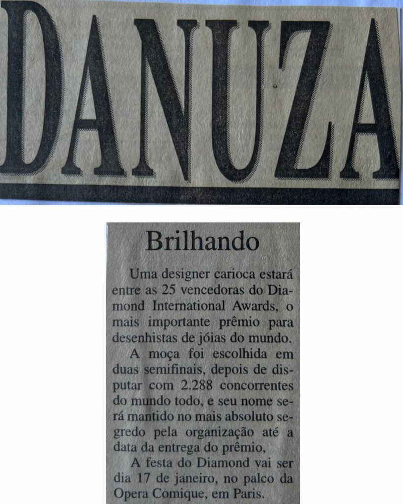 Jornal do Brasil Caderno B Coluna Danuza 1997