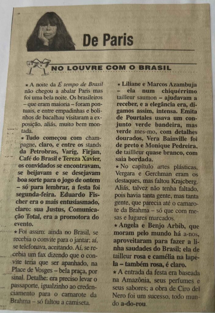 Jornal do Brasil Danuza 1998