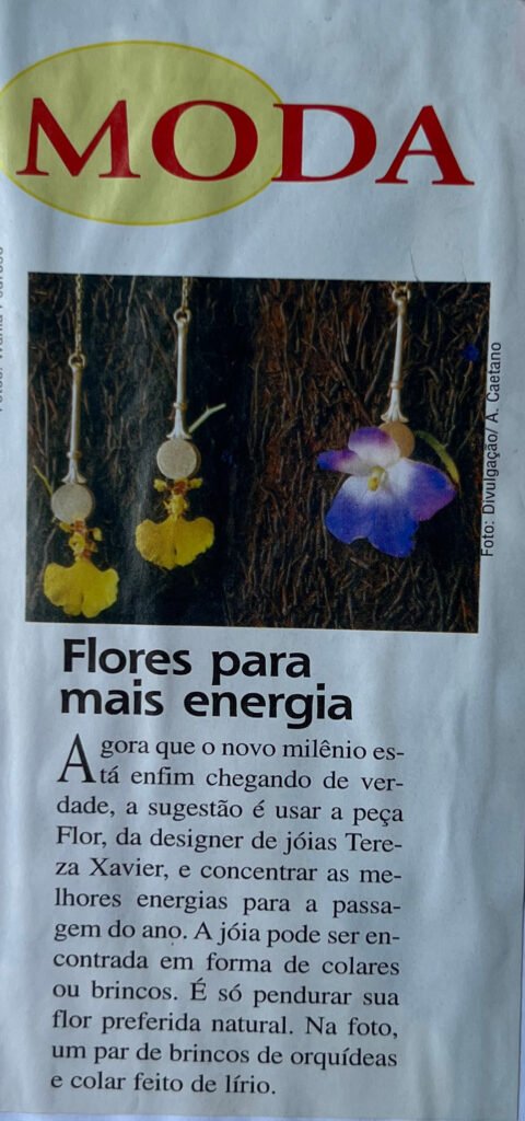 Revista Estilo e Cabelo Flores para mais Energia