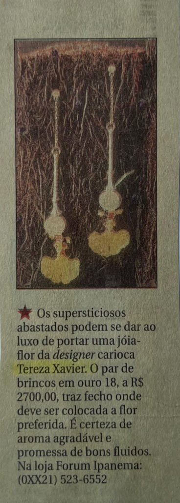 correio braziliense joia flor