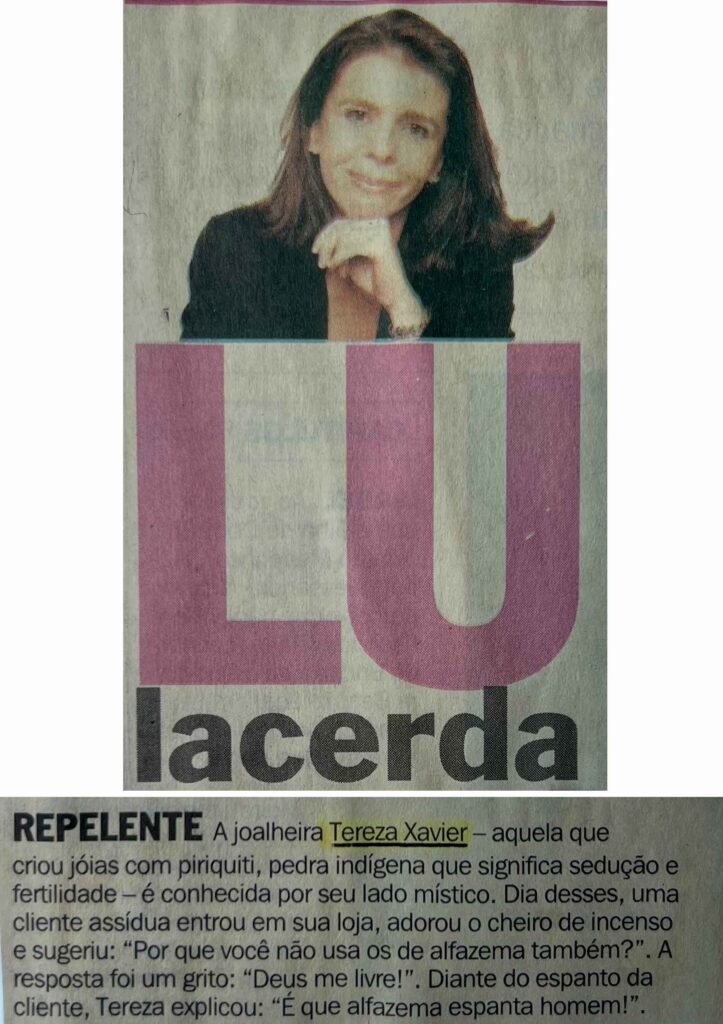 O Dia Coluna Lu Lacerda 2000