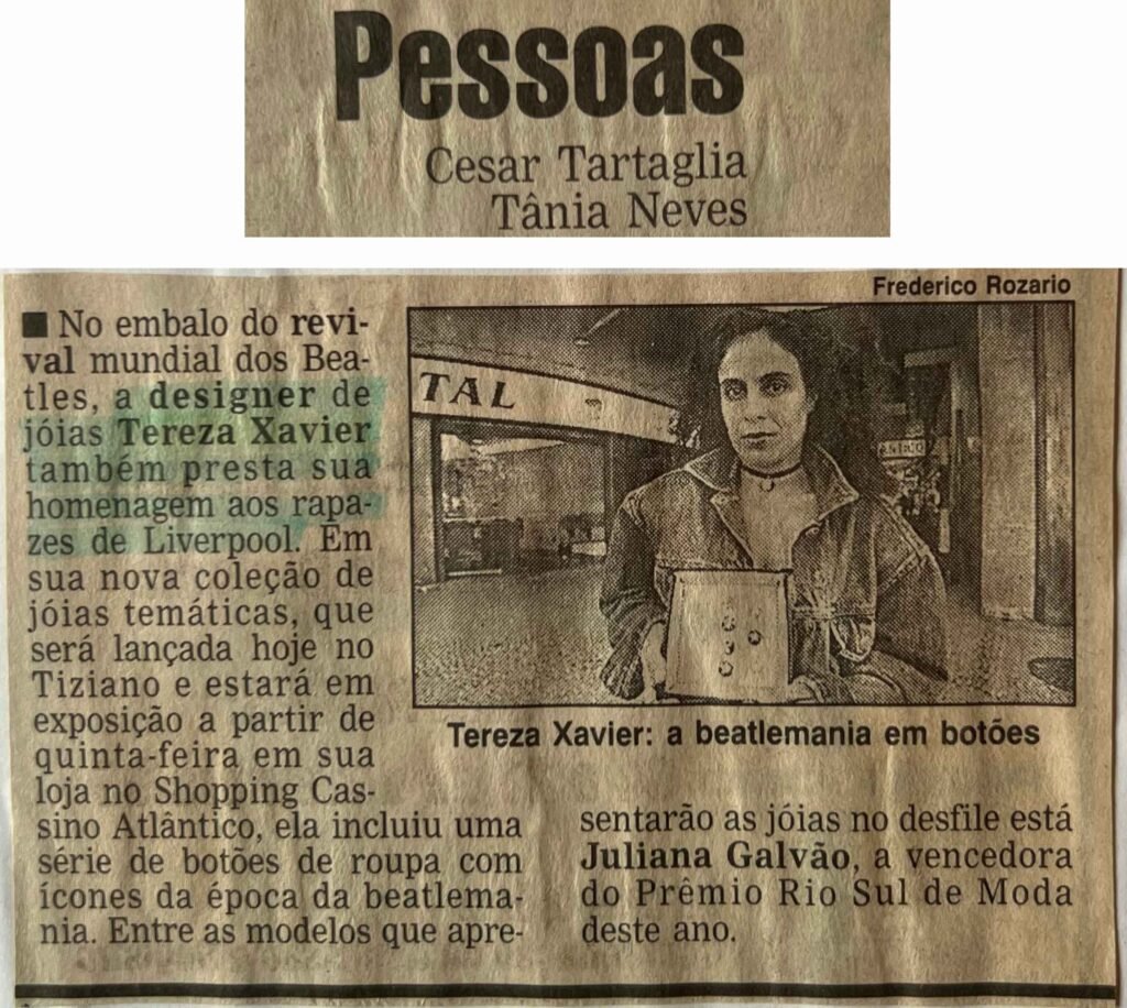 O Globo 1995 Caderno Pessoas