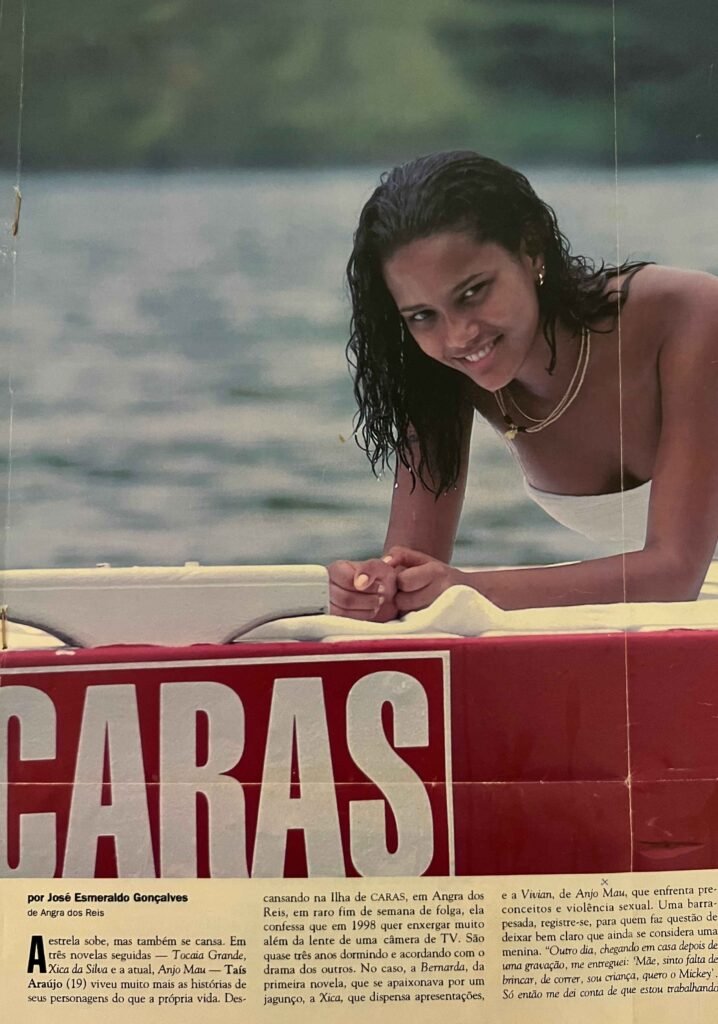 Revista Caras Taís Araújo 1998