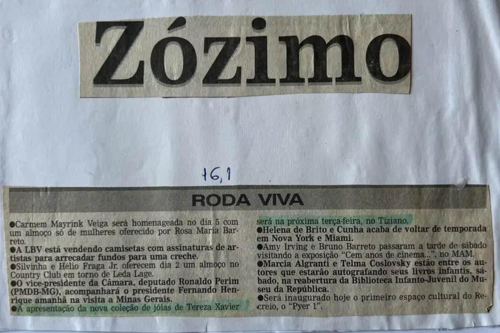 O Globo Zózimo Roda Viva 1996